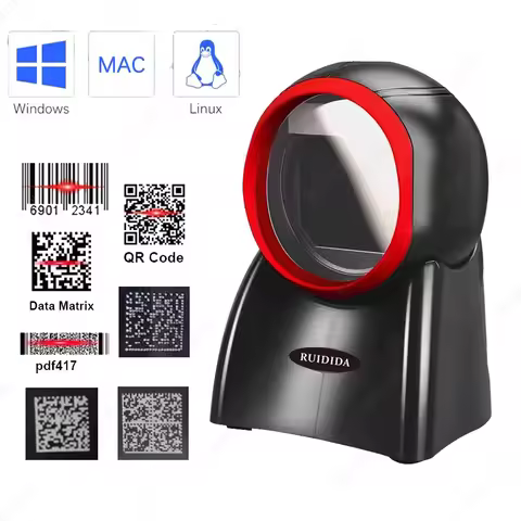 2D Table Barcode Reader Bar code Scanner QR Scanner Barcode Handfree Desktop Wired USB Reader 2d SCA