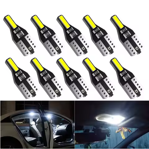 10pcs T10 W5W Led Bulb Auto Led Interior Light for Audi A1 A2 A3 A4 A5 A6 A7 A8 Q2 Q3 Q5 Q7 S3 S4 S5