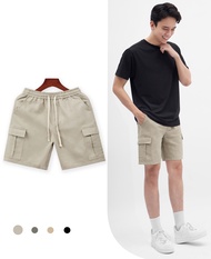 Quần Short Kaki - SH3 Quần Short Kaki Nam Túi Hộp 4 Màu Cạp Chun Basic MQ LUXURY 68