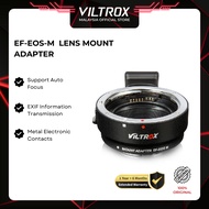 VILTROX EF-EOS-M LENS MOUNT ADAPTER for Canon EF or EF-S-Mount Lens to Canon EF-M-Mount Camera