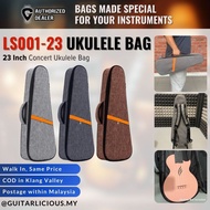 Deluxe 8mm Think Sponge Padded 23 inch Ukulele Concert Bag ( LS001-23" / LS001-23 / 23 / 24inch )