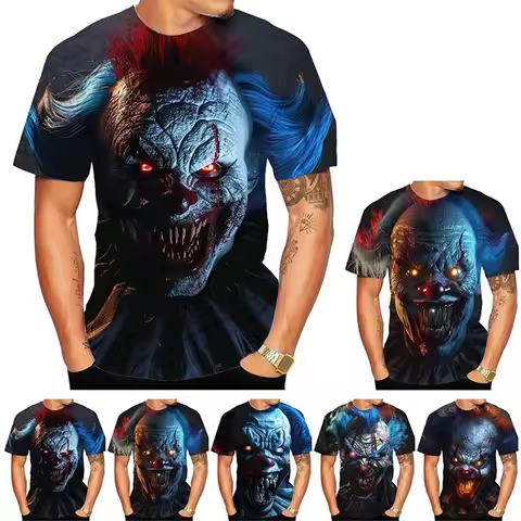 New Fashion Men/Women Kids Short Sleeve T shirt 3D Printed Joker Pattern T-shirt Street wear Unisex 