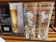 Asahi朝日啤酒幾何玻璃杯單價