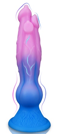 10.8in Huge Monster Dildo Large Sex Toy, Knot Dildo Long Dragon Dildo with Suction Cup, Triple Heads