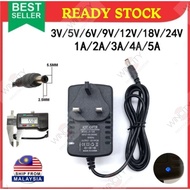 WSS AC TO DC ADAPTER 12V1A 12V2A 12V3A 9V1A 9V2A 5V2A 6V2A 15V1A 15V2A UK POWER SUPPLY ADAPTER CONVE