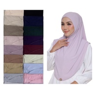 [XL,2XL]Tudung sarung style lipat bawal dan syria aisyah exclusive mosscrepe murah