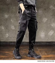 MSP Plus Szie M-5XL Summer Pants for Men Tactical Cargo Pants Men Casual Fashion Slim Fit Elastic Waist Harem Jogging Running Trousers 2023 Spring Man Clothing