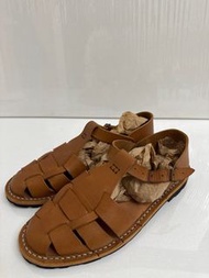 EU39 // Steve mono artisanal sandals 棕色