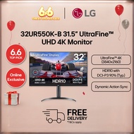 [Online Exclusive] [LG 32UR550K-B 31.5" Ultrafine UHD 4K Monitor | HDR10 | Dynamic Action Sync