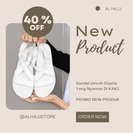 TERLARIS sepatu HAji Dan Umroh Wanita Sandal Wanita AL-HAJJ Sandal Elastis - 39, SEPATU