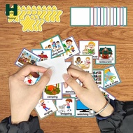 [Homyl] Kids Visual Schedule Morning Bedtime Daily Behavior Schedule Chart Routine Chart