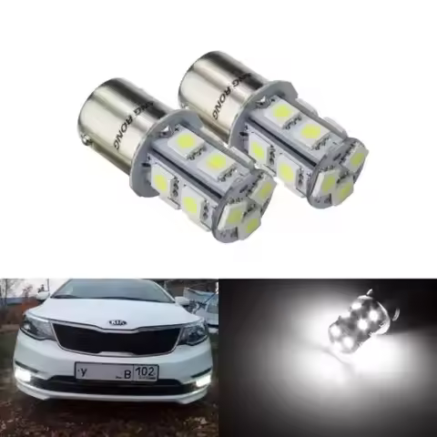 2X 24V BA15s SMD LED Bulbs R10W/R5W 13/8 SMD for Cars HGV Trucks 1156 245 149 246 Hella Spot/Tail/Br