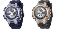 【先鋒鐘錶】捷卡（Jaga）AD906—E（藍）﹧AD906—I（橙） 多功能電子錶﹧潛水錶（1支）