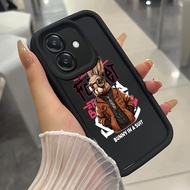 Case For OPPO A3 4G A3 Pro 5G A3X 4G A3X 5G A40 A60 5G Three-Color Rabbit Phone Silicone Shockproof
