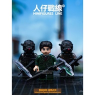 Delta Mobile Hudson Acceleration Force Old Space Base Guard Assembled Building Block Minifigure Toy