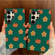 Gingerbread man pattern two-in-one protective case suitable for Samsung s26 su22u s23 plus s23FE s24