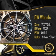 BW Wheels 17 X 7.5JJ 4X100 Silver/ Black