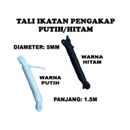 TALI IKATAN PENGAKAP WARNA HITAM ATAU PUTIH (1PCS)