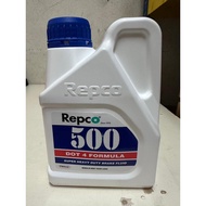 Repco Brake Fluid DOT4 500 Formula 750ml | Minyak Brek DOT 4 Kereta | Brake Oil Original | Ready Sto