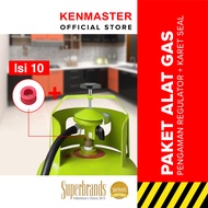 PAKET HEMAT - Pengaman Regulator Gas 3Kg + Karet Seal isi 10 PCS Kenmaster