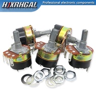 5PCS with switch potentiometer adjustable resistor WH138-1 B5K B10K B20K B50K B100K B250K B500K gove