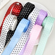 Polka Dot Silk Ribbon 2.5CM x 20Y