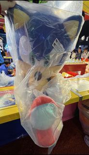 ‼️ 約110cm 珍寶大獎 🈹 清屋價 AIA 嘉年華 攤位遊戲 終極大獎 超巨型 超音鼠 Sonic 音速小子 大公仔 店舖擺設 吸睛 打卡 Sega