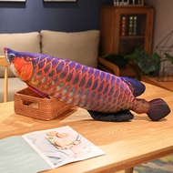 Simulation Animal Arowana Doll Children Plush Toy Cute Carp Doll Sleeping Pillow Doll Gift Simulatio