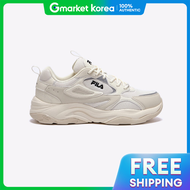 FILA | รองเทาผาใบผหญง วงออกกำลงกาย รนレイバンパー สไอวอร ใสสบาย นำหนกเบา รองเทาฟตเนส รองเทาวงจอกกง รองเทาว