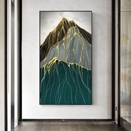 MOUNTAIN GOLD PAINTING|60x90|INCLUDES FRAME|RAISED PAINTING