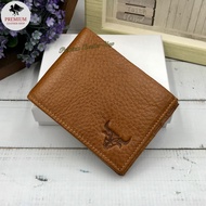Rush Rider Full Leather Wallet Men Man Short Wallet Cowhide Leather Purse Dompet Kulit Lelaki