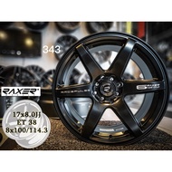 Raxer RP6 17 X 8.0JJ 8X100/114.3 Black（343）