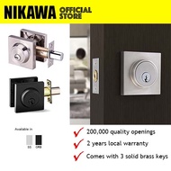 NIKAWA Single Cylinder Deadbolt D201 *Replace Main Door Lock, HDB Main Door Lock