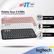 Logitech Pebble Keys 2 K380s Slim, Minimalist Bluetooth® keyboard with Customizable Keys | Office Ke