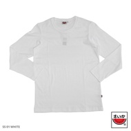 แตงโม (SUIKA) - เสื้อแตงโมคอกลมแขนยาว รุ่น SUPERSOFT LONGSLEEVES สี SS01 WHITE