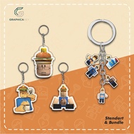 GANTUNGAN Keychain ROBLOX FORSAKEN 007N7 Keychain/
