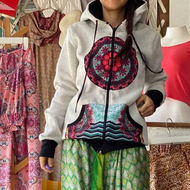 แจ็คเก็ต เสื้อฮู้ด hoodie winter mandara wool lining jaket psychedelic