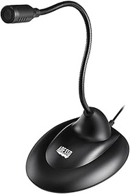 Adesso Xtream M1 Wired Condenser Microphone - 6 ft - 20 Hz to 20 kHz - 680 Ohm -38 dB - Omni-Directi