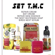 T M C ORIGINAL🔥 Kulit Cantik Siang Malam TMC Repair Cream Original Harga Promosi Set TMC 5in1