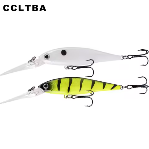 CCLTBA Deepwater Minnow Baits 11.5cm 10g Hard Lures Fishing Long Bill Crankbait Minnow Wobbles Artif