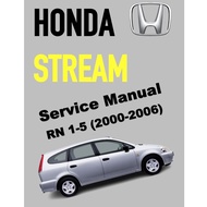 HONDA STREAM RN 1-5 (2000-2006) SERVICE WORKSHOP MANUAL