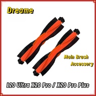Washable Main Brush For Dreame L20 Ultra X20 Pro / X20 Pro Plus Robot Vacuum Cleaner Replacement Spa
