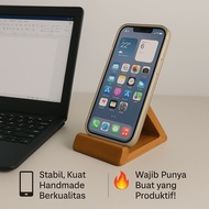 HP Phone Holder Stand / Phone Holder / Wooden Phone Stand / Wooden Phone Stand