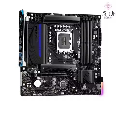 For ASROCK B660M PG RIPTIDE Motherboard 128GB PCI-E4.0 M.2 LGA 1700 DDR4 Micro ATX B660 Mainboard 10