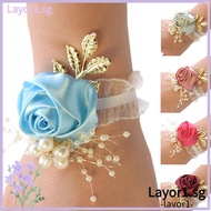 LAYOR Bracelet Accessories Ribbon Corsage Bridesmaid