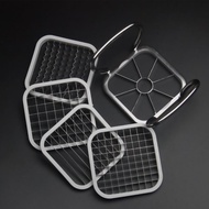 🌟Multifunctional Dicing Tool Stainless Steel Square Slicer Manual Grid Cube Cutter for Home Use JR3E