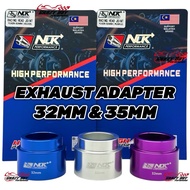 NLK PERFORMAMCE EXHAUST ADAPTER O2 SENSOR ADAPTER Y15ZR/LC135 32MM 35MM ADAPTER EXHAUST EKZOS 100% O