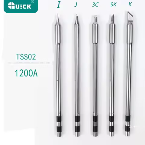 Original QUICK TS1200A Lead Free Solder Iron Tip Handle welding pen tools TSS02 Electric soldering i