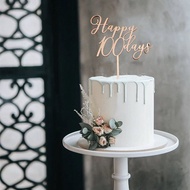 Arcylic 100 days baby Cake Topper 亚克力100days 100天插牌