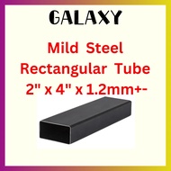 Mild Steel Rectangular Tube 2" x 4" x 1.2mm+- / Square Rectangular Tube Hollow Besi / 铁方喉扁喉 / 方管扁管